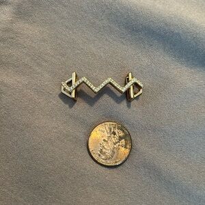 Rose Gold Zig Zag KEEP Collective focal charm